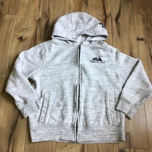 Timberland Full-Zip Monogram Hoodie, Boys M